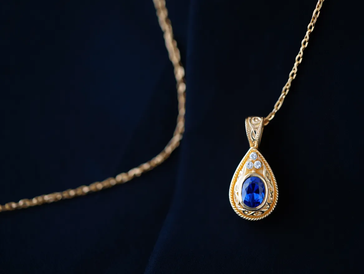 Gold Pendant Necklace